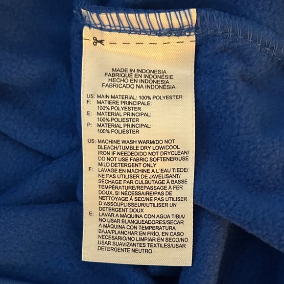 NWT Reebok Workout Ready Pullover Hoodie Blue Gold Yellow Logo Men's Size S - Picture 7 of 11